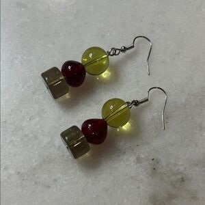 Elegant Multicolor Beaded Earrings